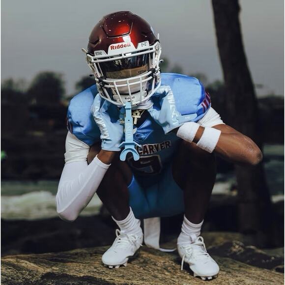 Nxtrnd G2 Pro Football Gloves Men’s Ultra Sticky Receiver Gloves XX-Large Blue - Picture 6 of 7